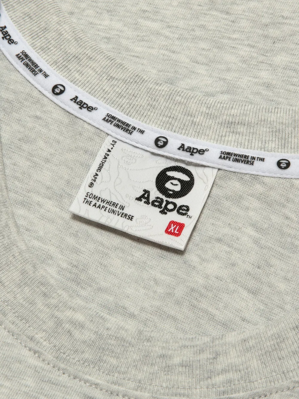AAPE BY *A BATHING APE Tanktop met geborduurd logo Grijs
