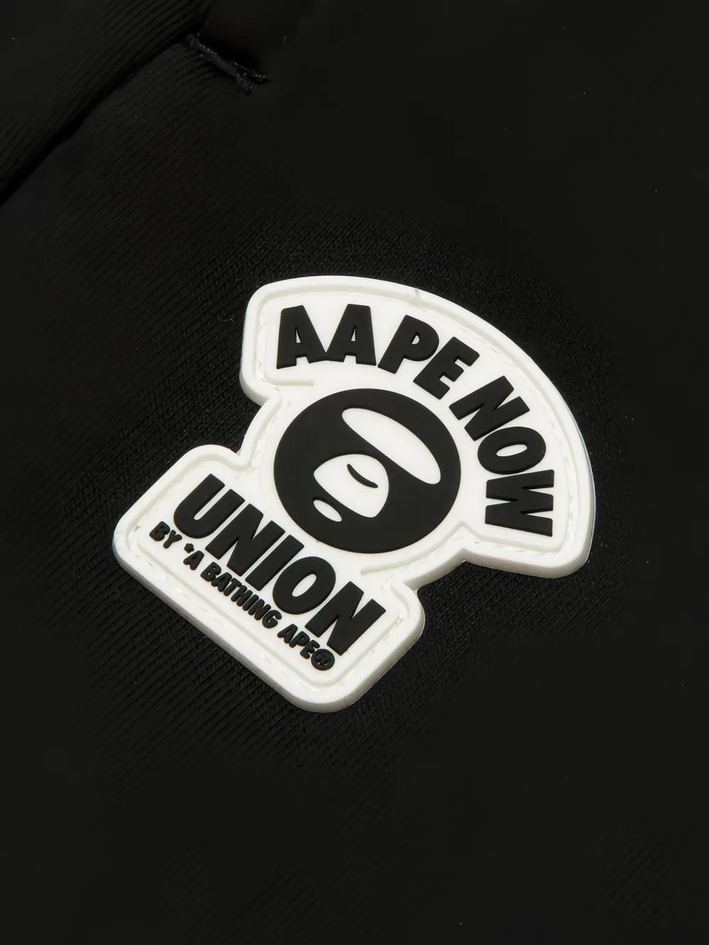 AAPE BY *A BATHING APE Trainingsshorts met logopatch Zwart