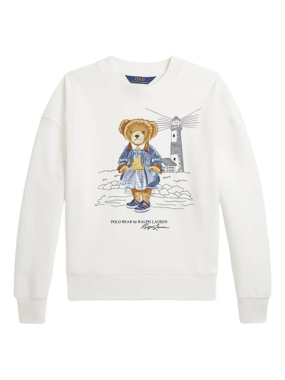POLO RALPH LAUREN KIDS Sweater met grafische print Wit