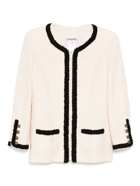 CHANEL Pre-Owned 2002 collarless jacket