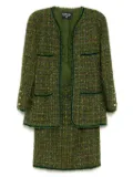 CHANEL Pre-Owned 1999-2000s setup skirt suit - Green