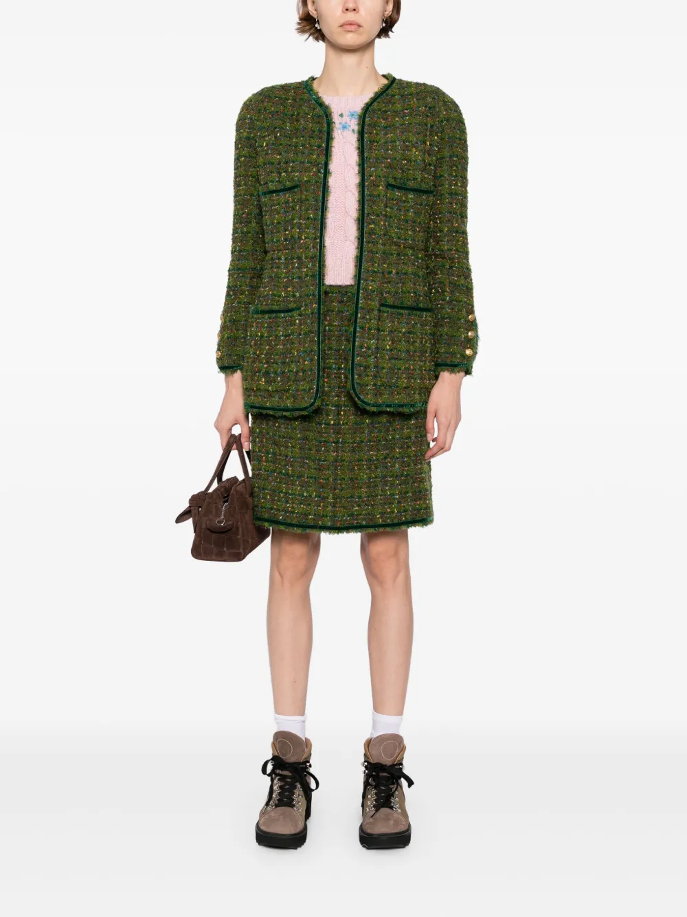 CHANEL Pre-Owned 1999-2000s setup skirt suit | Image 2
