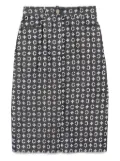 Céline Pre-Owned 1999-2000s Macadam denim skirt - Blue