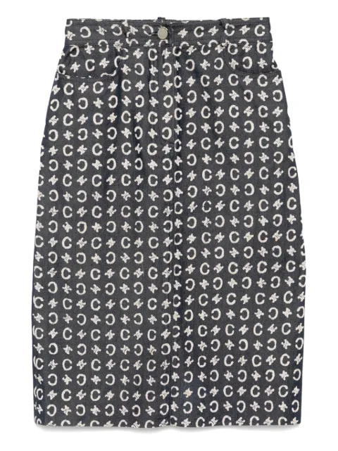 Céline Pre-Owned falda Macadam de mezclilla 1999-2000