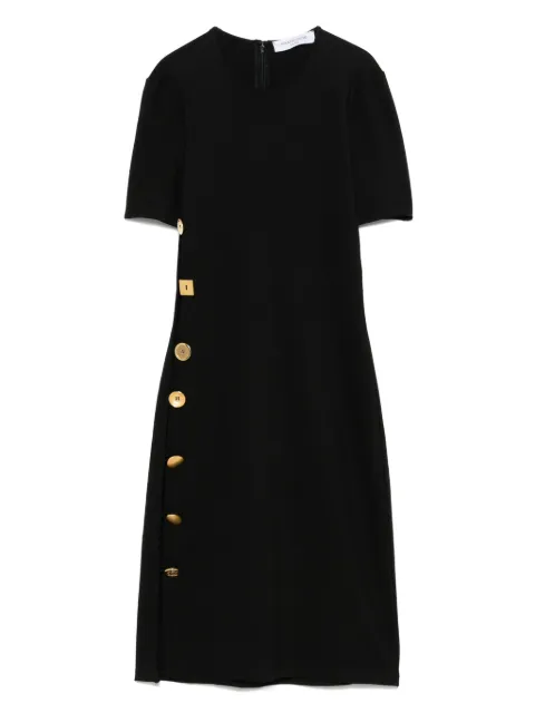 Françoise vestido midi con botones decorativos