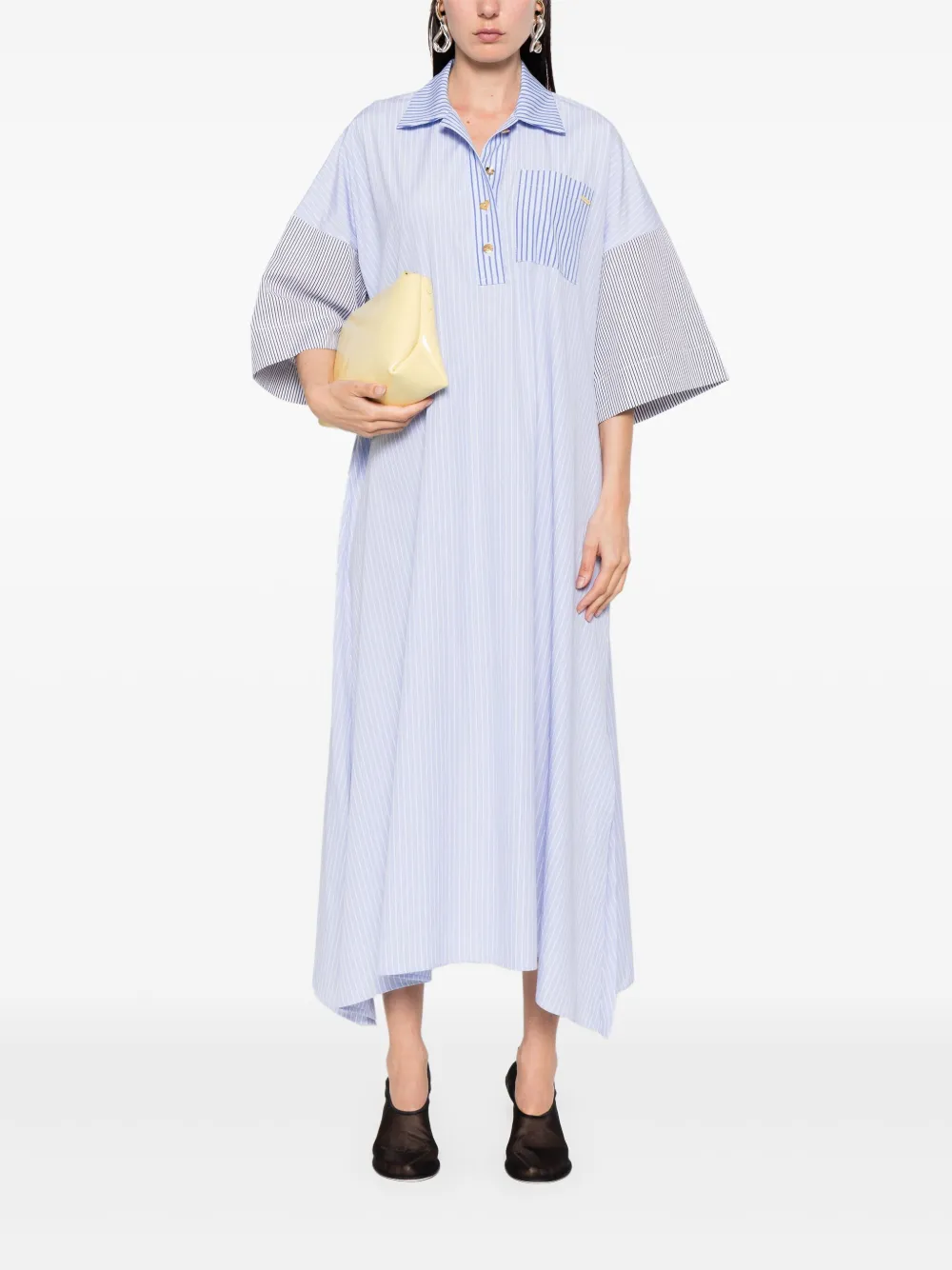 Françoise Constance midi-jurk - Blauw