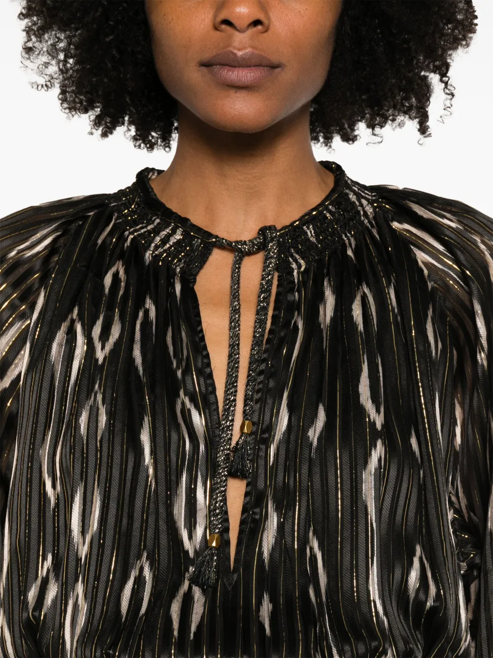 ISABEL MARANT Sana midi-jurk Zwart