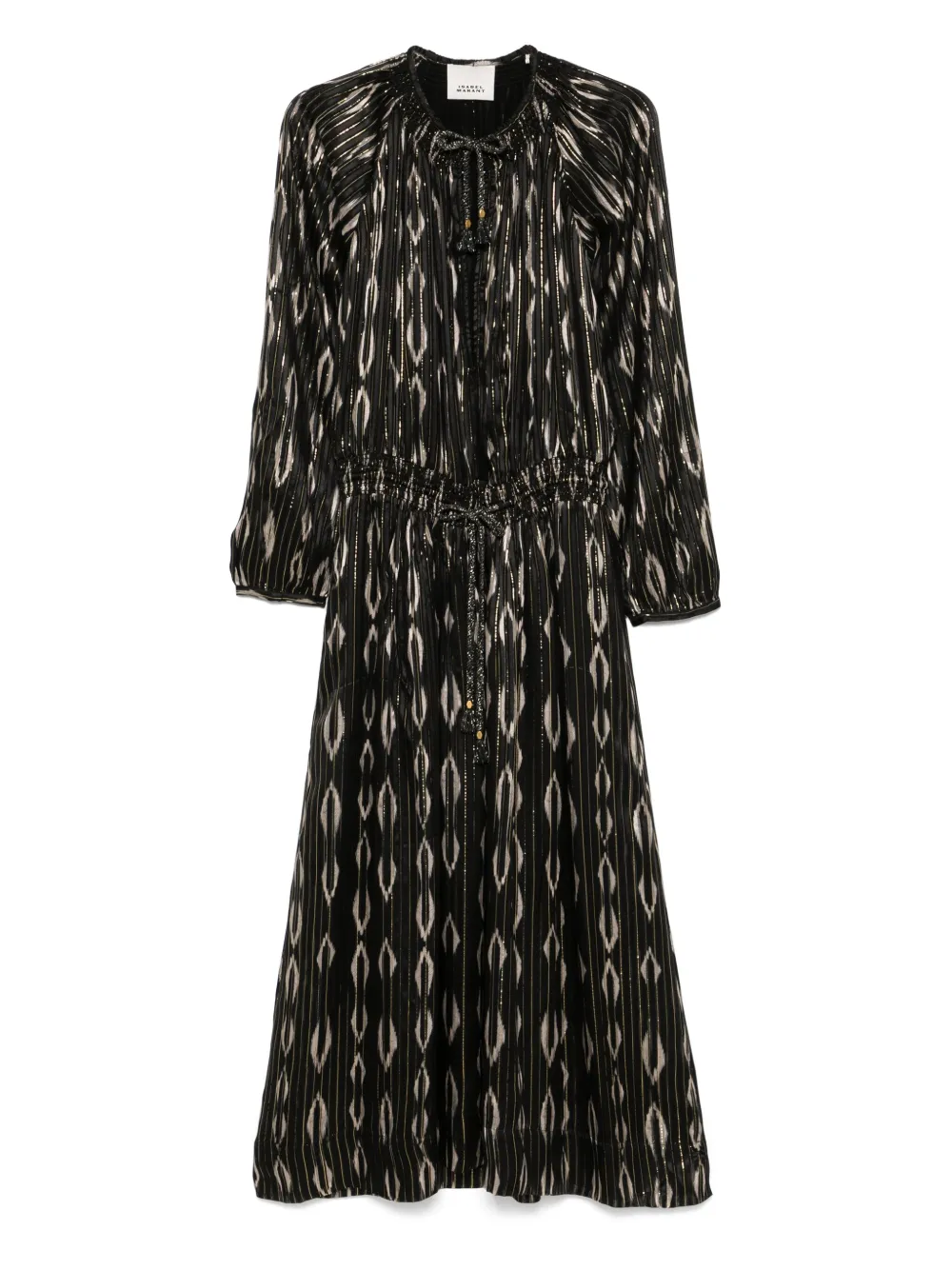 ISABEL MARANT Sana midi-jurk Zwart