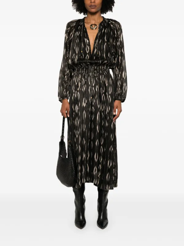 オールインワン・サロペット Isabel Marant Sana' Black Silk Dress ISABEL MARANT Sana Midi Dress | Black | FARFETCH