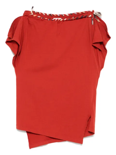 ISABEL MARANT twist-detailed T-shirt