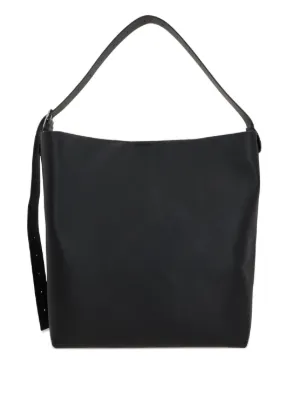 The Row レザーショルダーバッグ | ブラック | FARFETCH JP