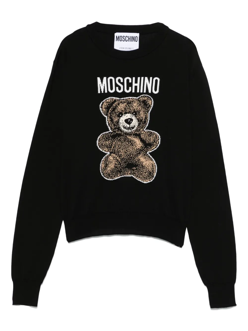 Moschino T-shirt met teddybeerprint Zwart