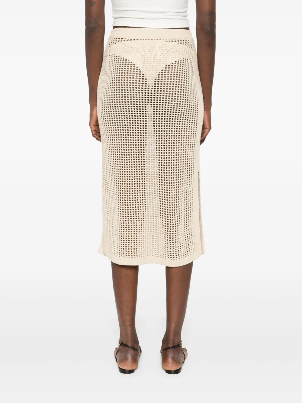 MC2 Saint Barth Darline midi-rok Beige