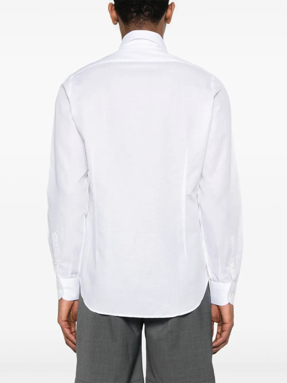 Eleventy Slim-fit overhemd Wit