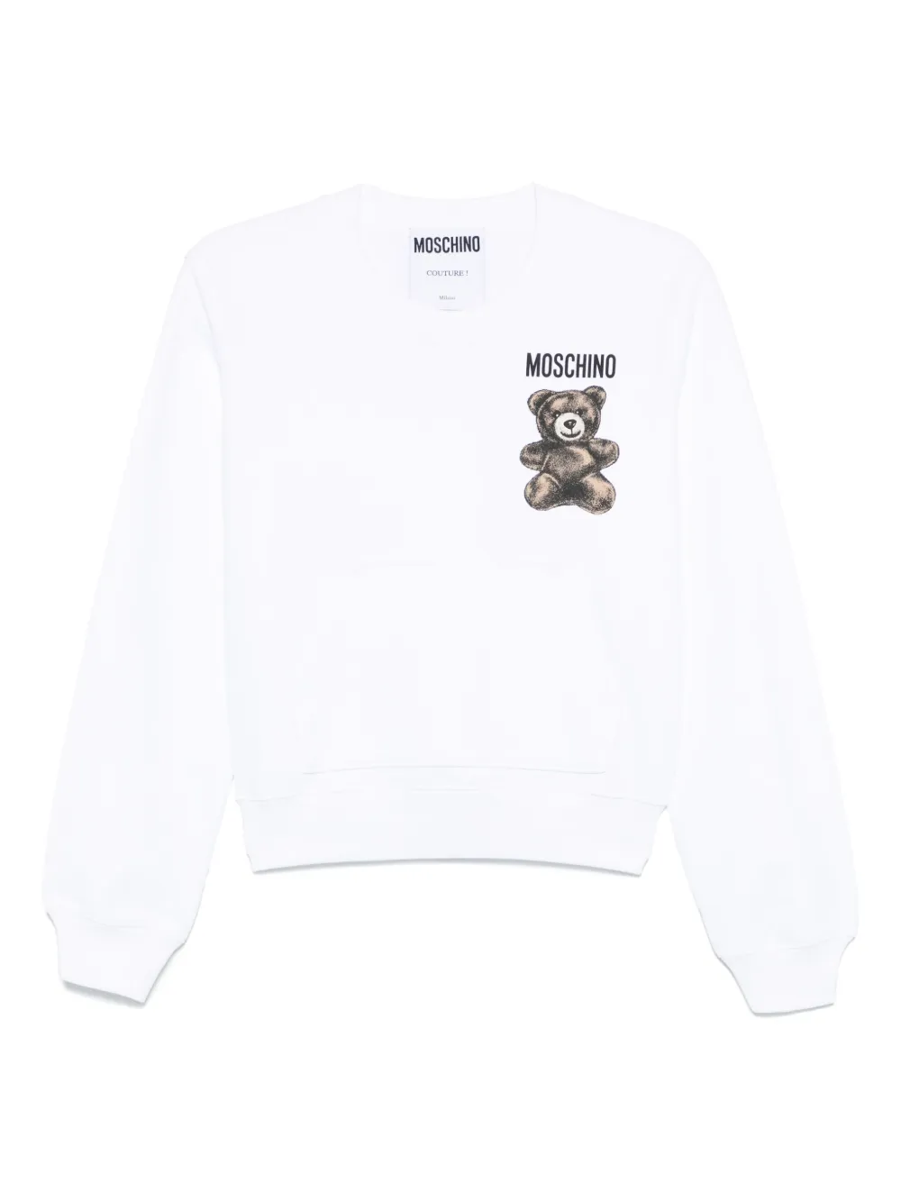 Moschino Sweater met teddybeerprint Wit