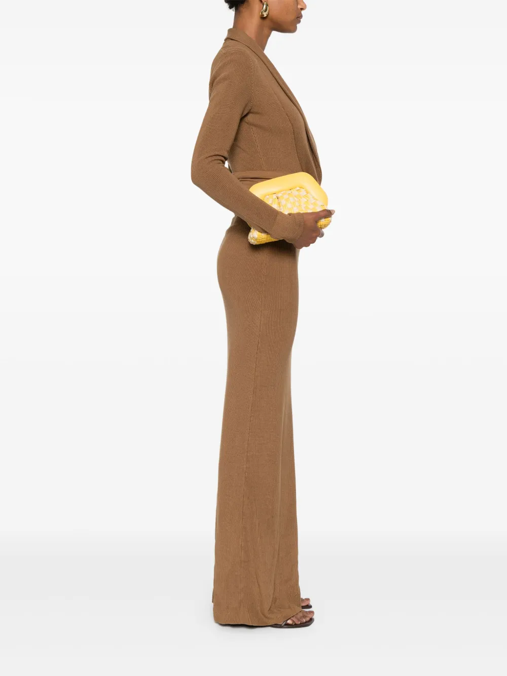 Themoirè Tia clutch bag - Geel