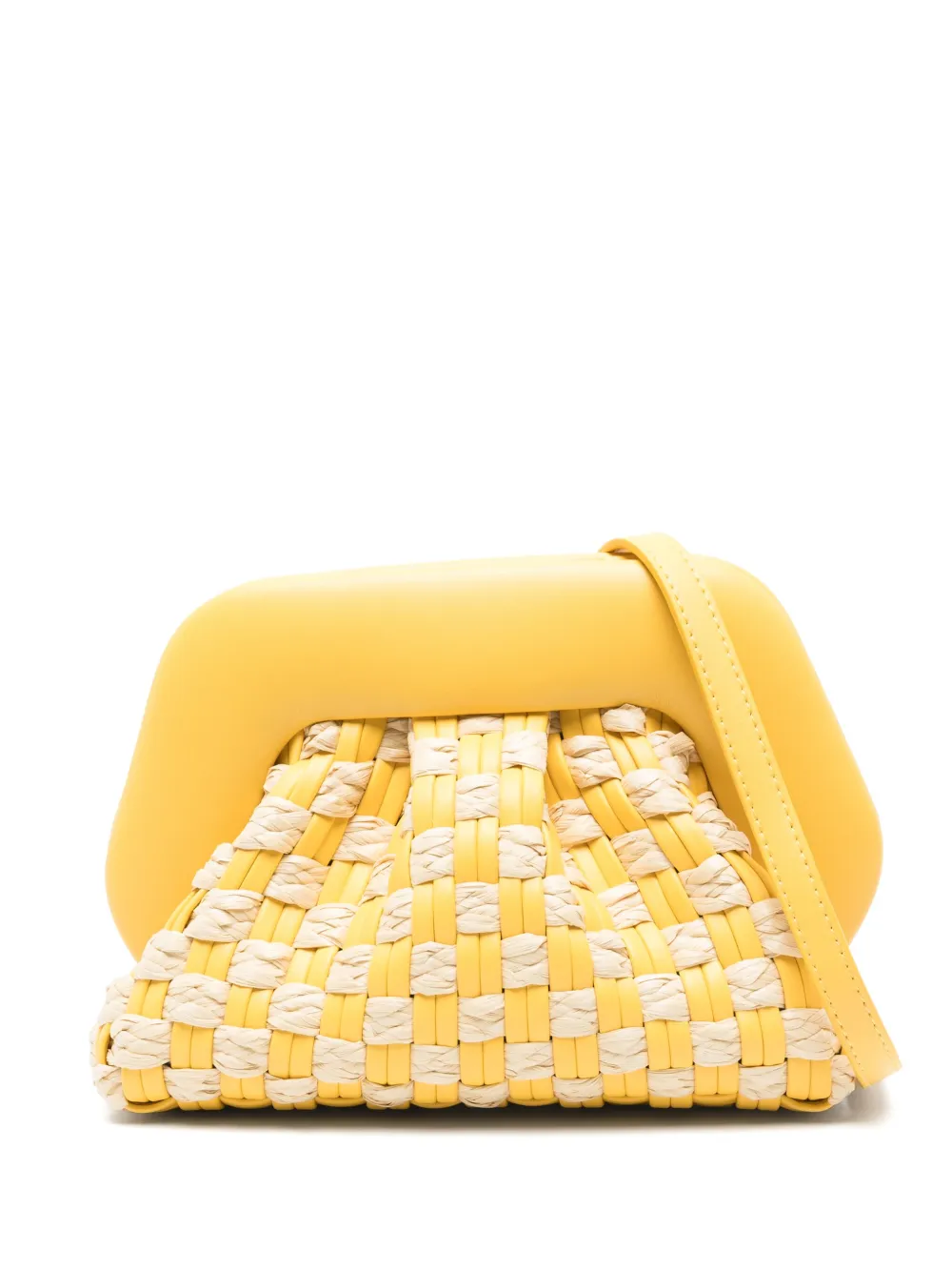 Themoirè Tia clutch bag | Yellow | Image 1