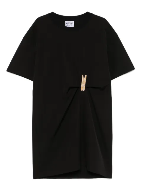 MOSCHINO JEANS peg-patch midi dress