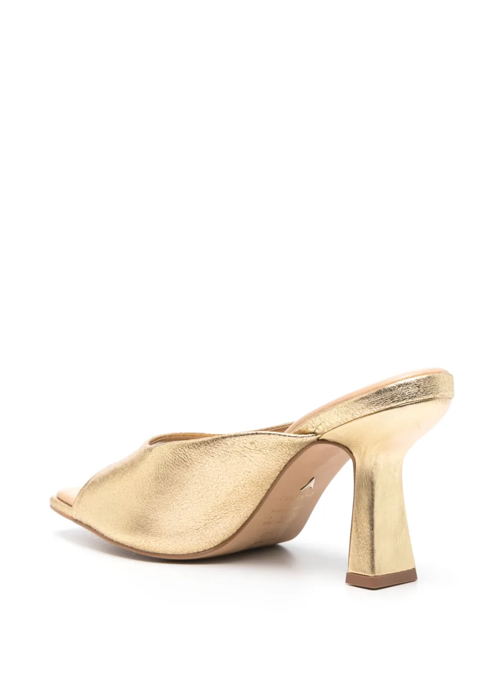 CARRANO 95mm leather sandals Gold