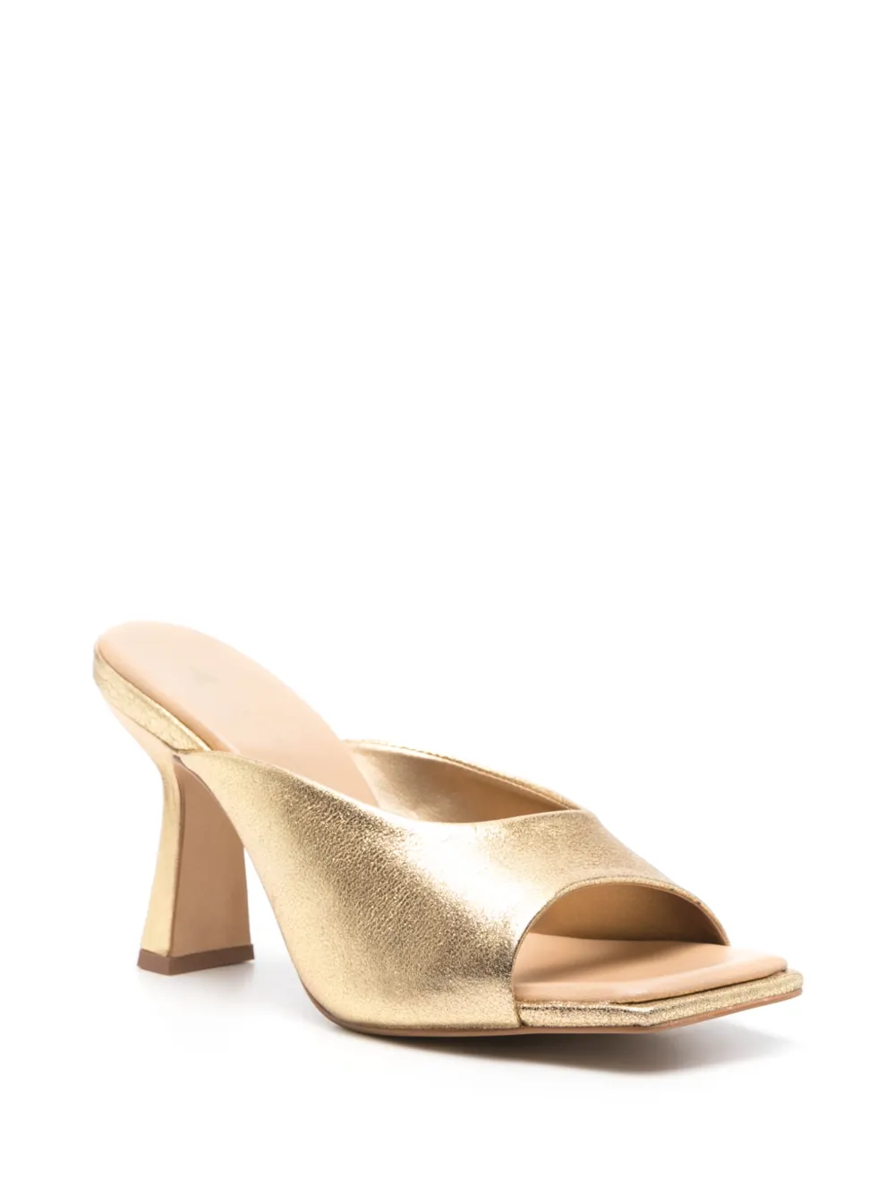 CARRANO 95mm leather sandals Gold