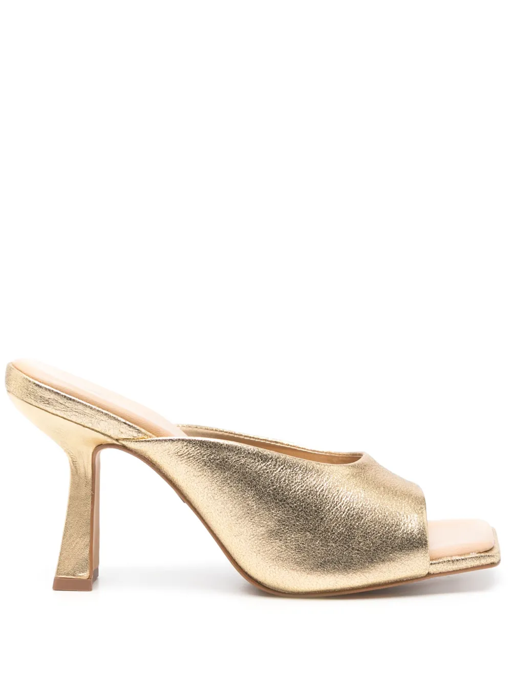 CARRANO 95mm leather sandals Gold