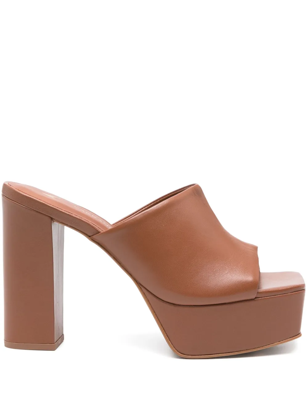CARRANO 110mm leather sandals Bruin