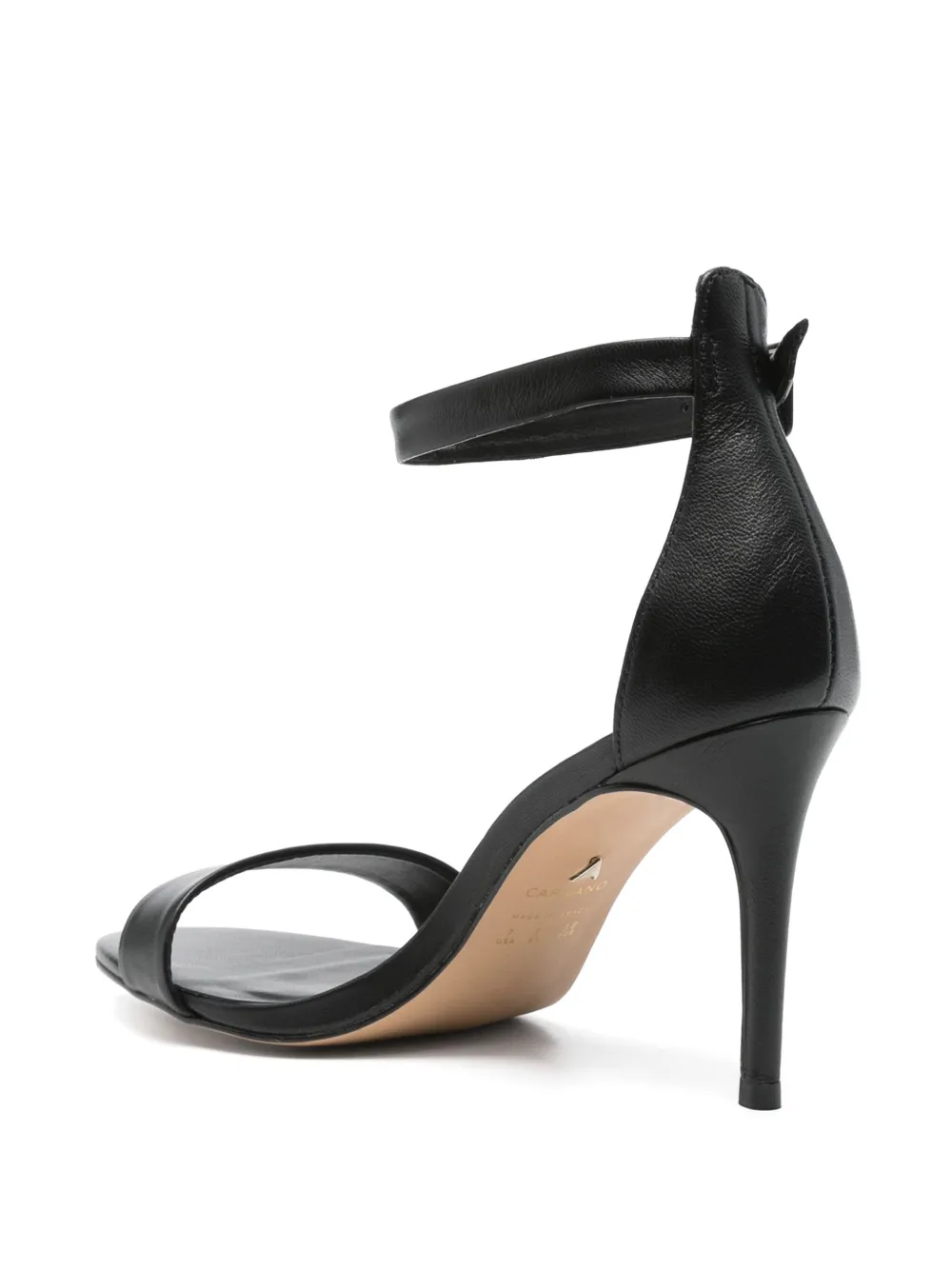 CARRANO 90mm leather sandals Black