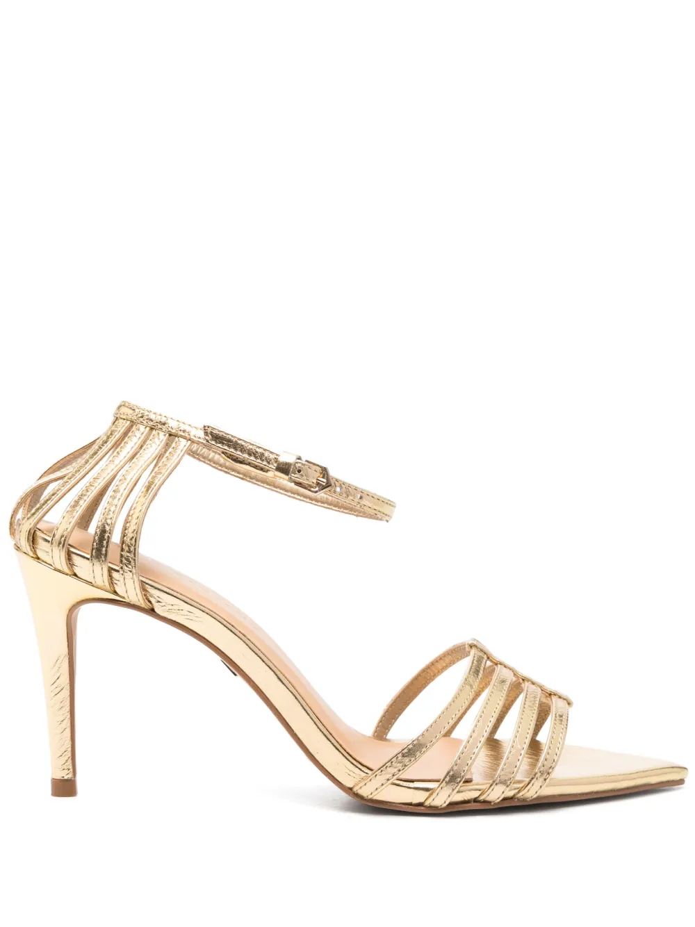 CARRANO 90mm leather sandals Gold