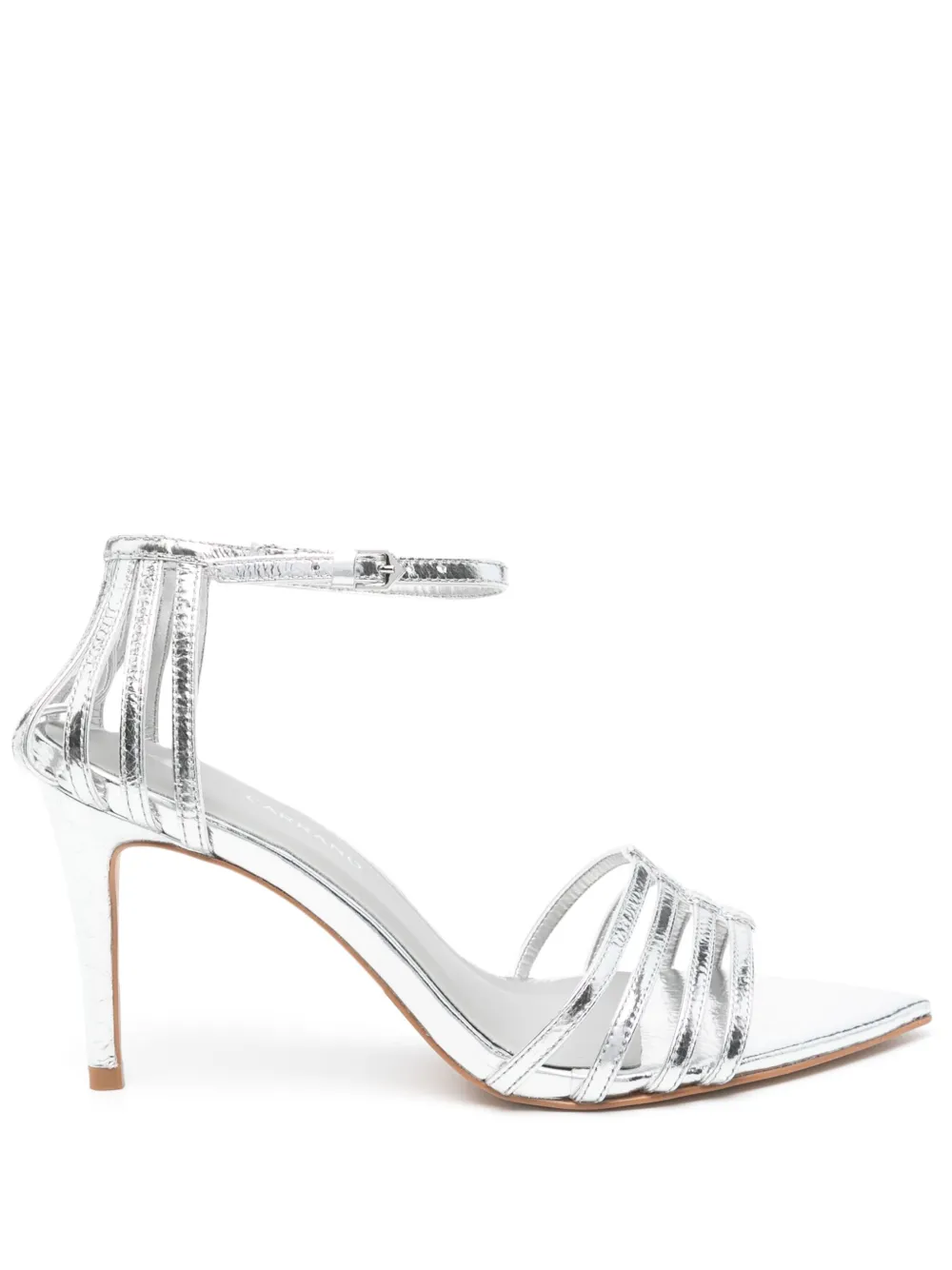 CARRANO 90mm leather sandals Silver