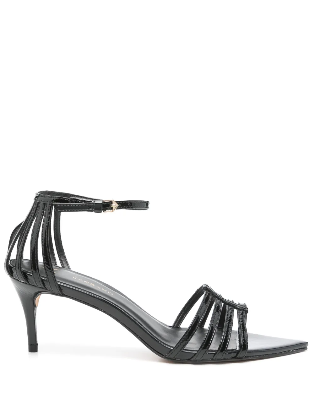 CARRANO 65mm leather sandals Black