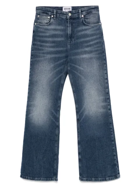 MOSCHINO JEANS whiskered jeans