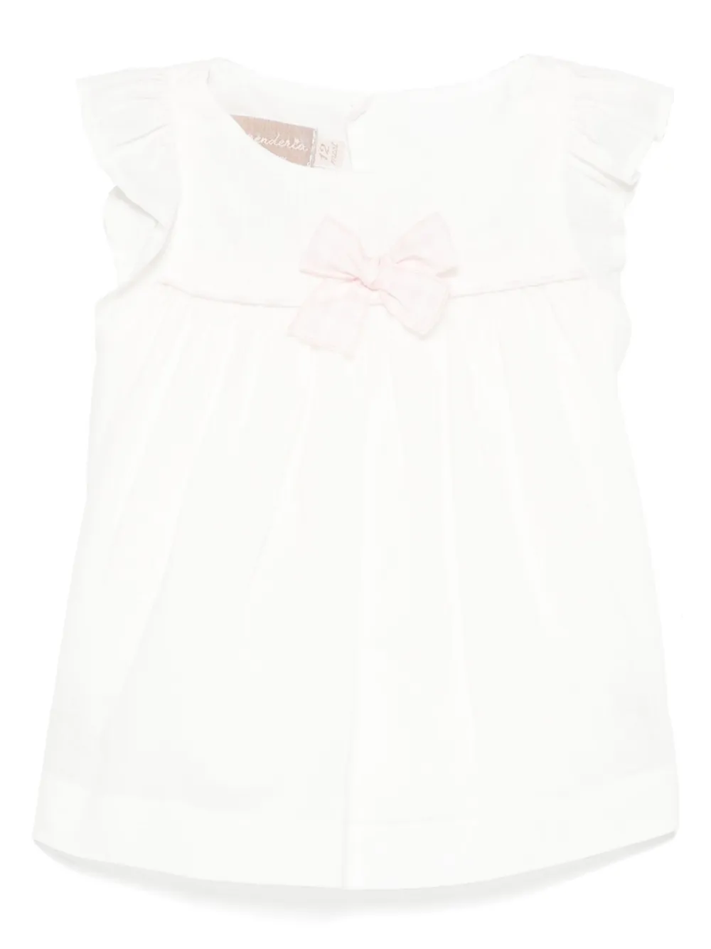 La Stupenderia vestido en mezcla de lino | blanco | Image 1