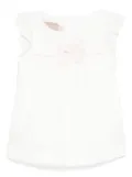 La Stupenderia linen-blend dress - White