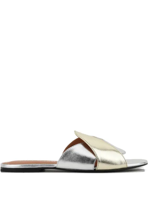 Paul Warmer flip flops con tiras cruzadas