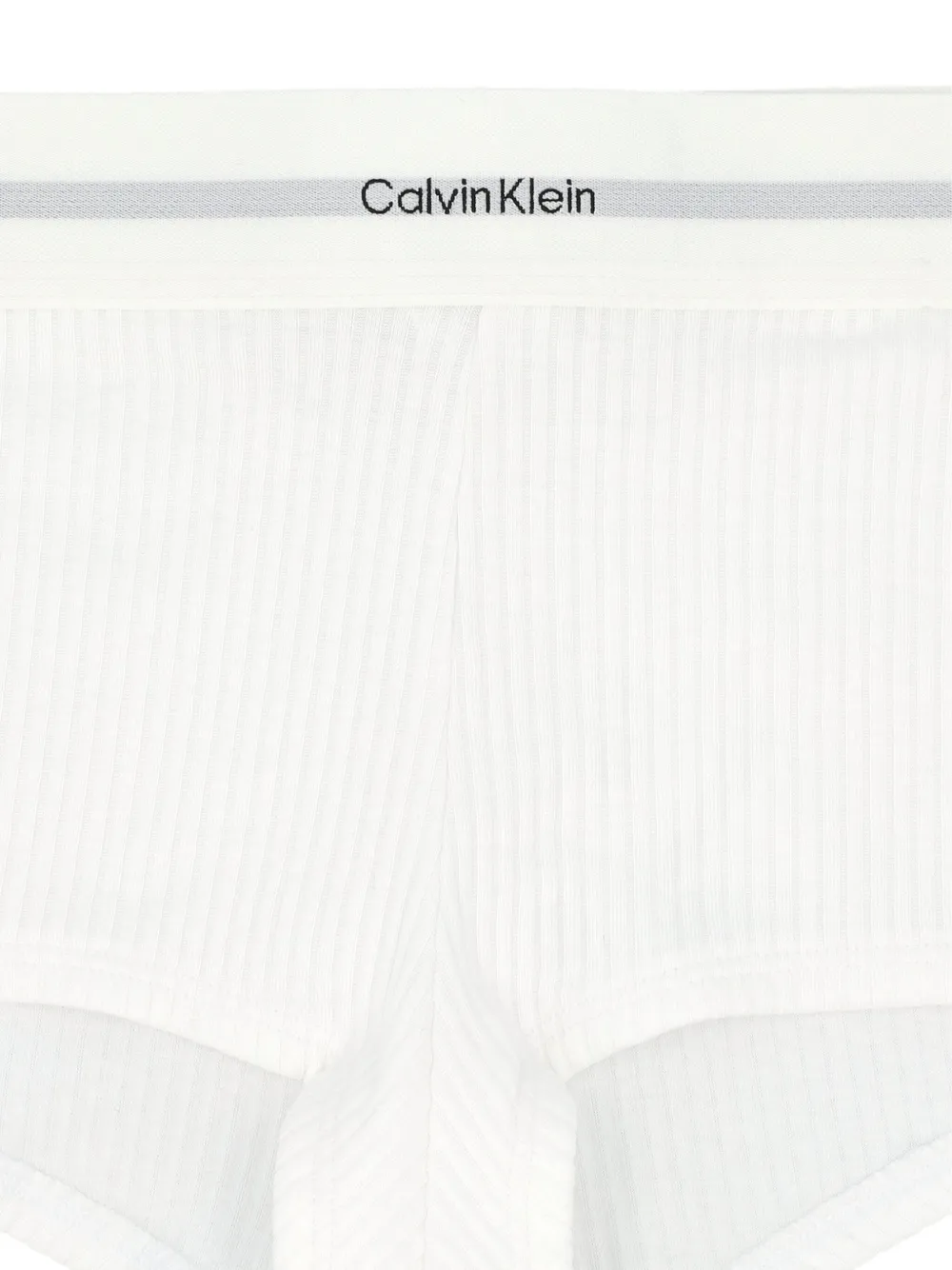 Shop Calvin Klein Stretch-cotton Briefs In White
