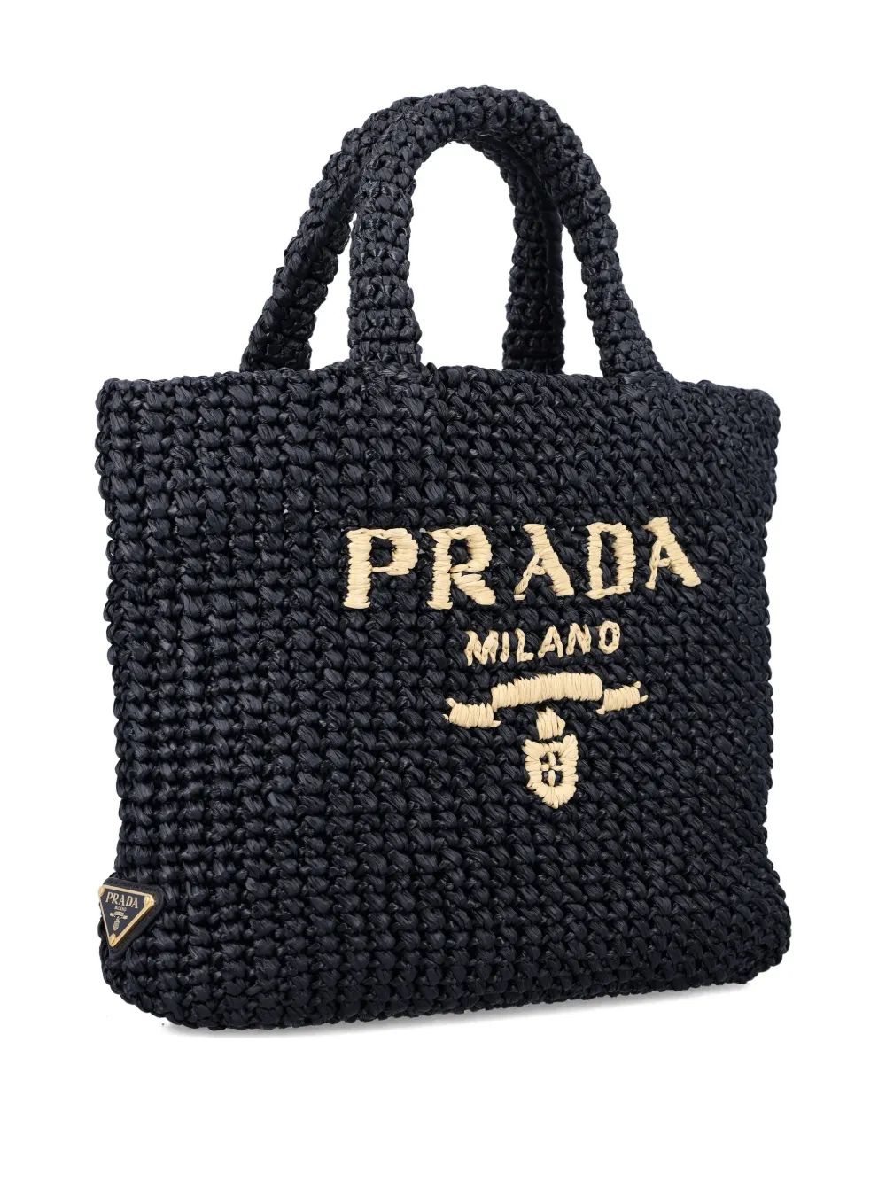 Prada Gehaakte shopper Zwart