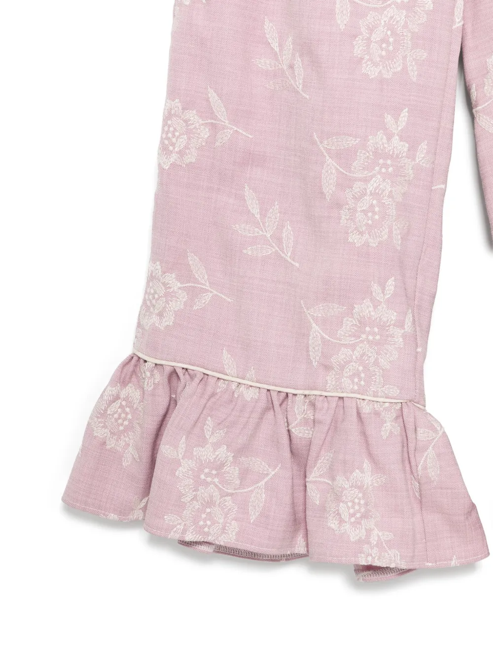 LA STUPENDERIA EMBROIDERED TROUSERS