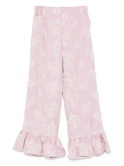 La Stupenderia embroidered trousers