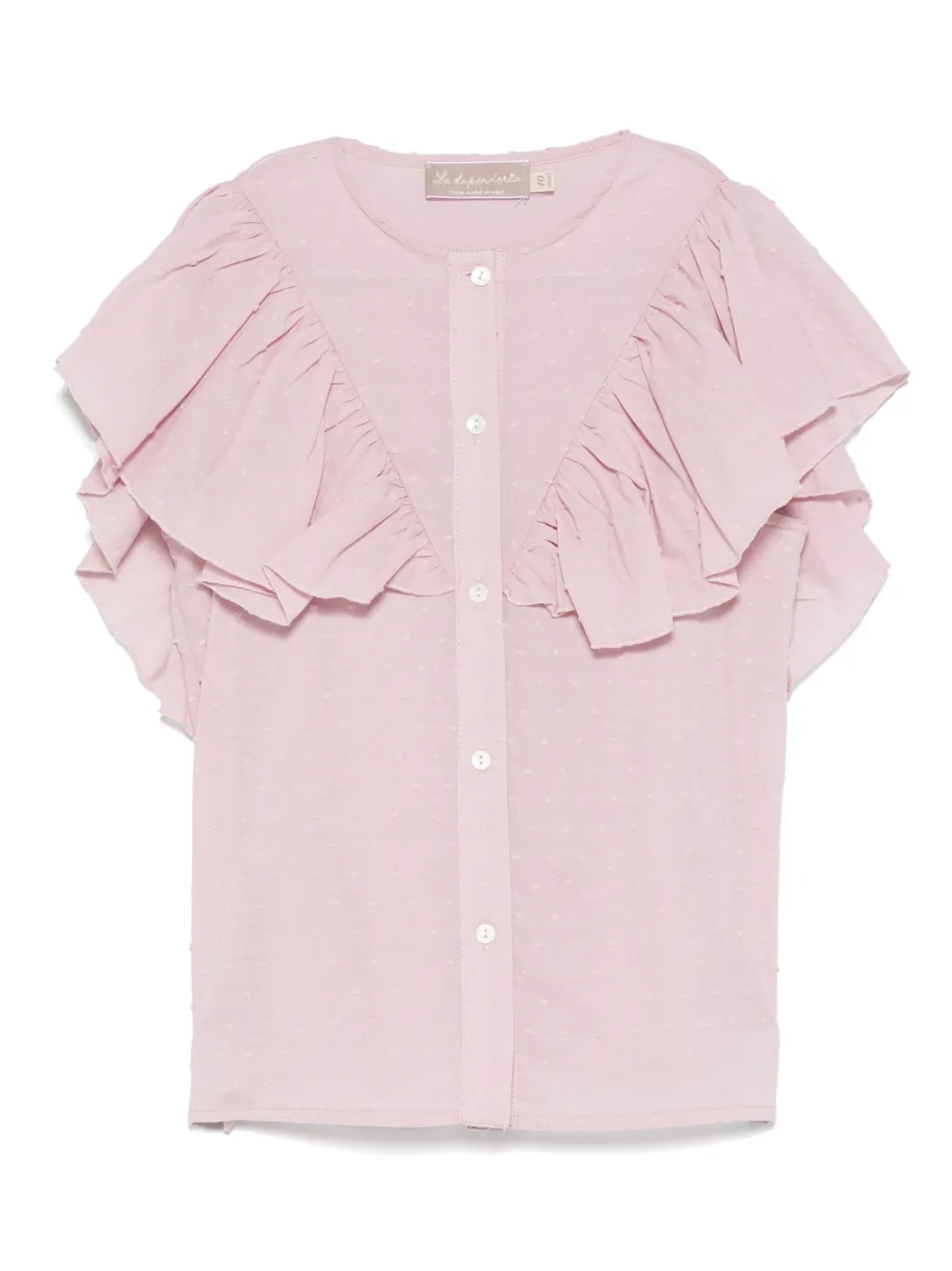 La Stupenderia blusa de algodón | rosado | Image 1