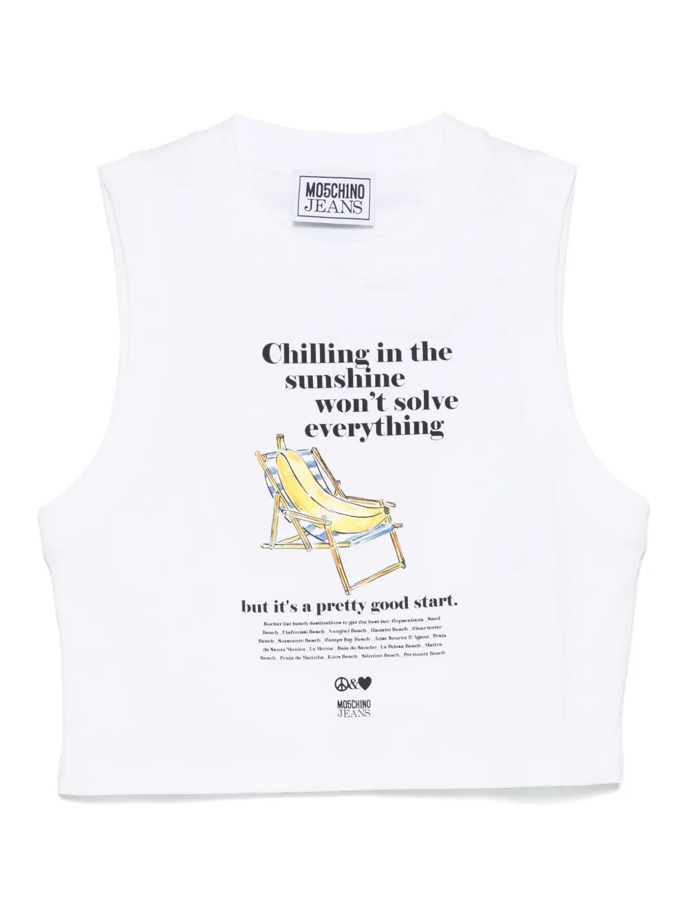 printed cropped top