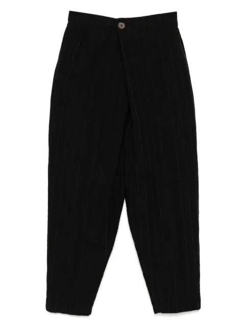 CHIAHUNG SU striped trousers