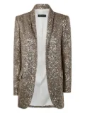 DRHOPE sequin-embellished blazer - Gold