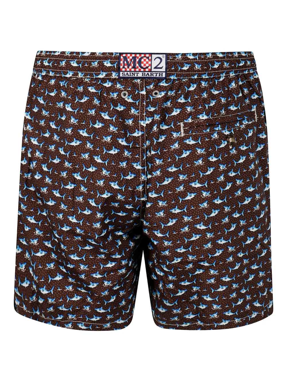 MC2 Saint Barth Zwembroek met print Rood