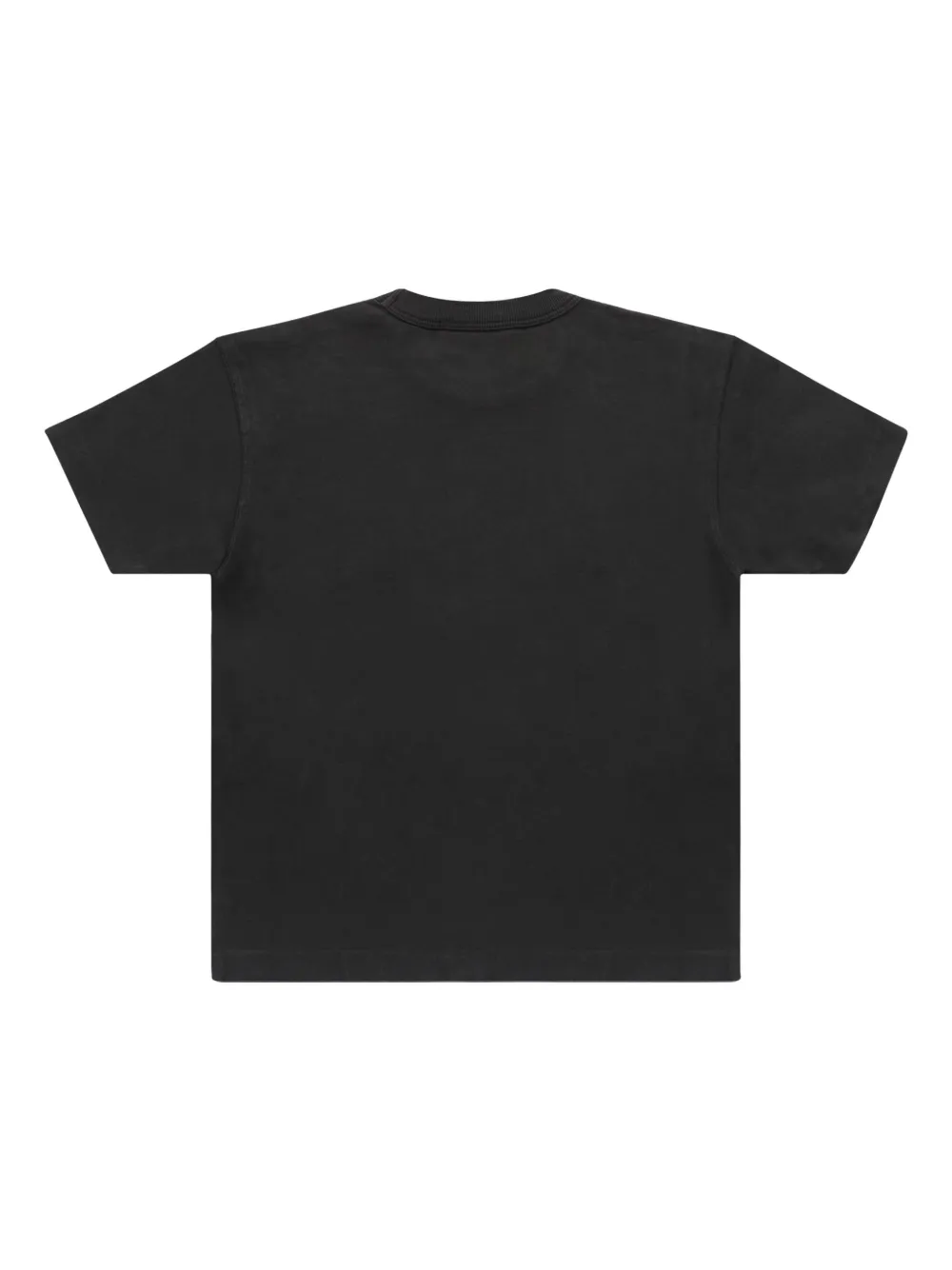 Stone Island Junior T-shirt met geborduurd logo Zwart