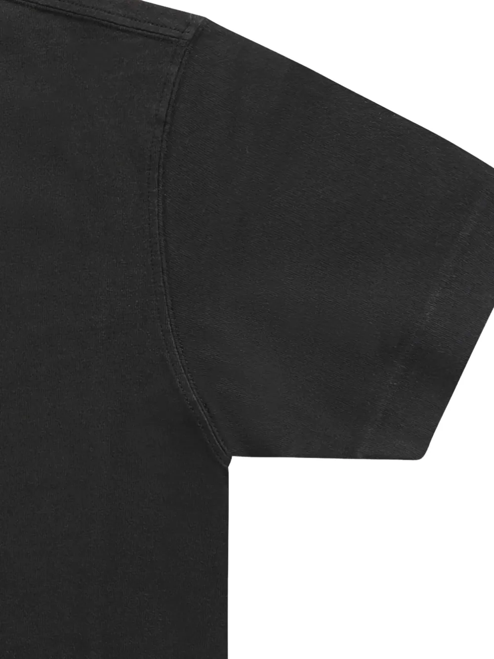 Stone Island Junior T-shirt met geborduurd logo Zwart