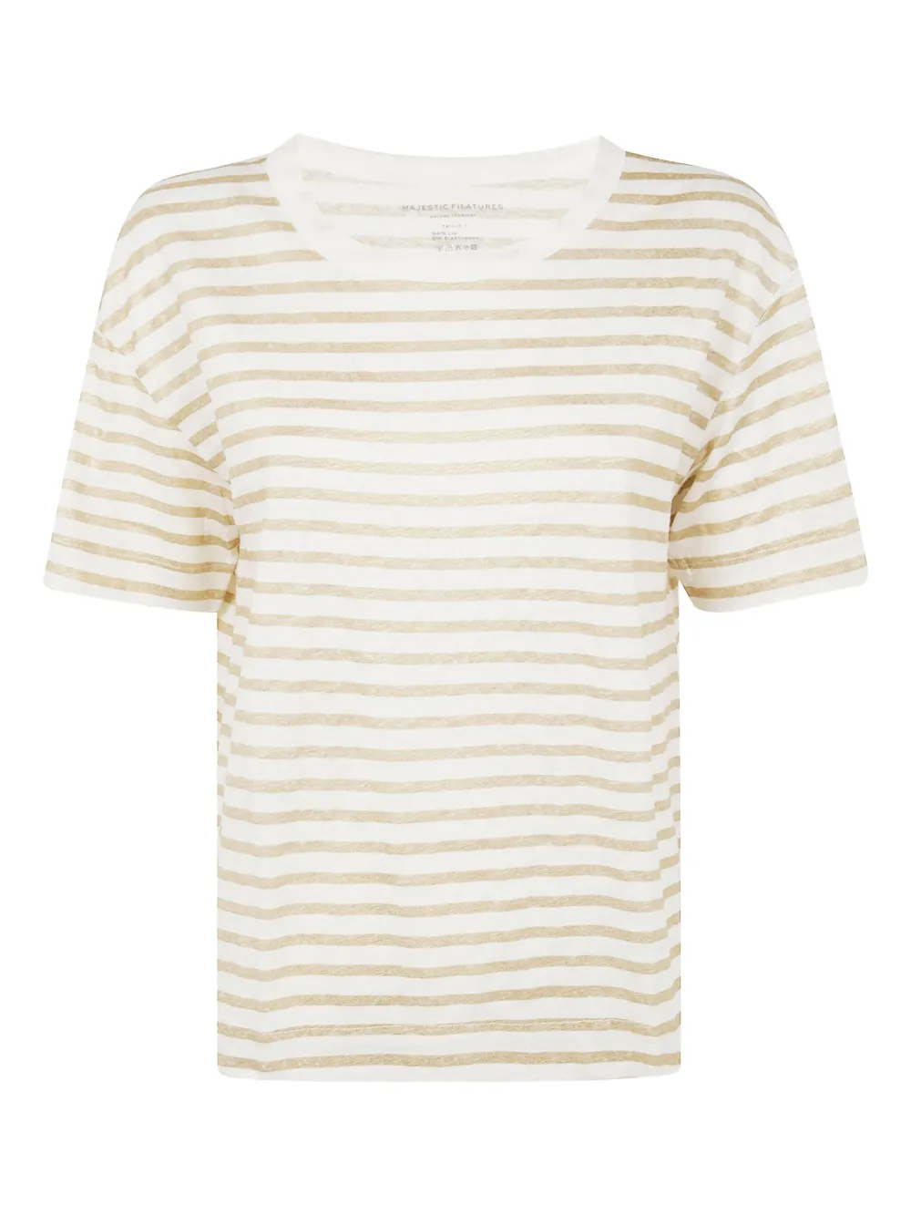 MAJESTIC STRIPED T-SHIRT