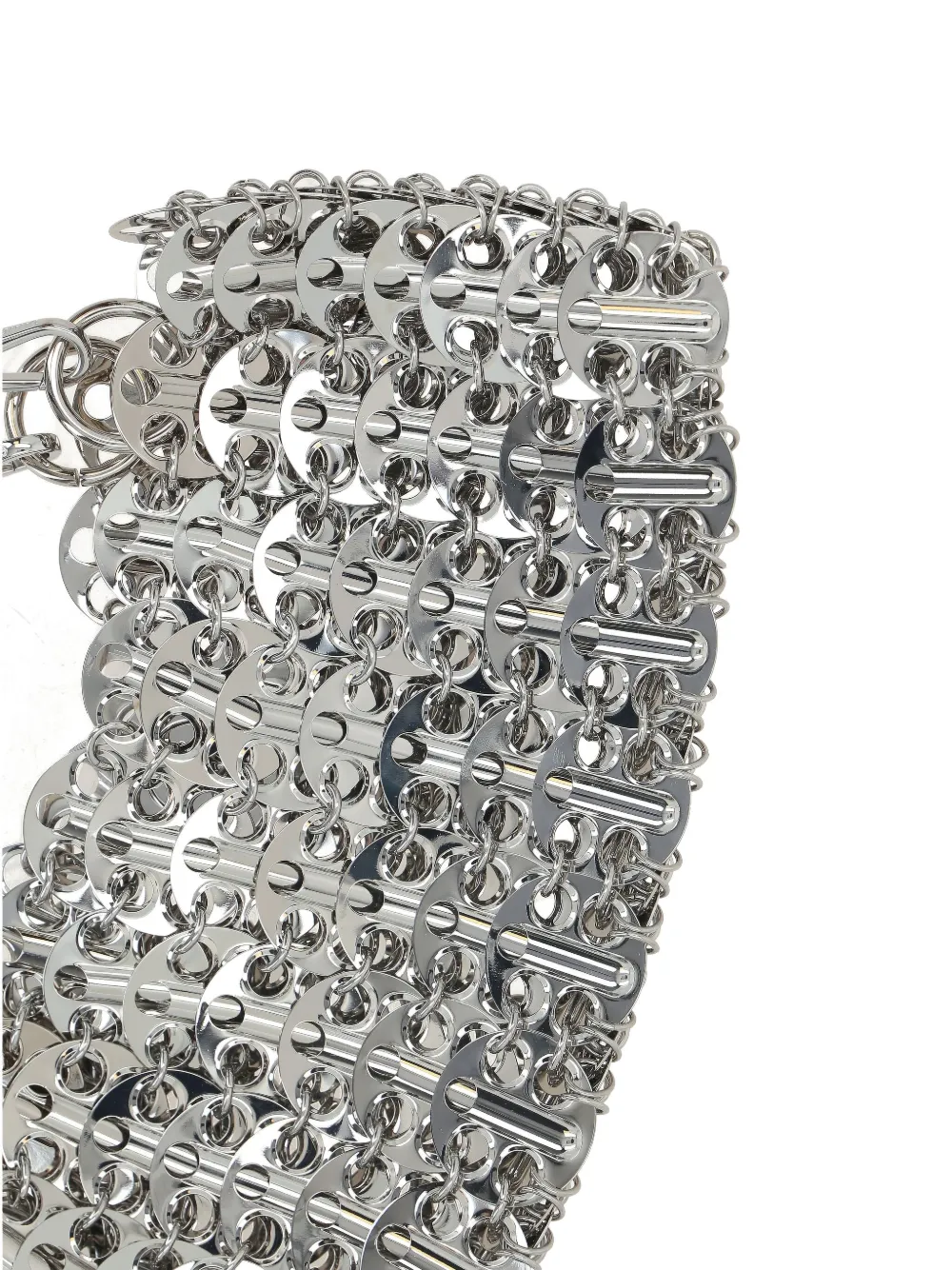 Rabanne 1969 schoudertas met schakelketting Zilver