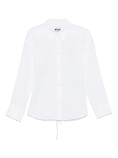 MOSCHINO JEANS open-back shirt