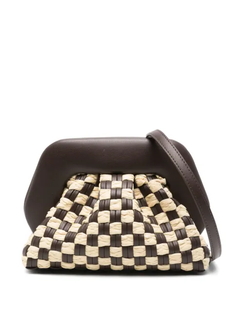 Themoirè Tia clutch bag