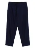 Yohji Yamamoto slub-texture trousers - Blue